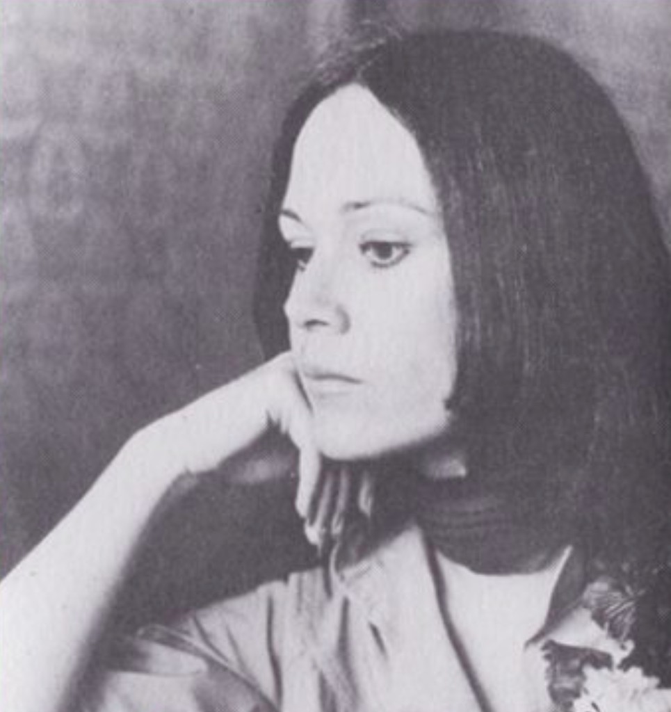 Parissa (Fatemeh Va'ezi) — portrait plate from Lloyd Miller's Music and Song in Persia, documenting her early career in the 1970s